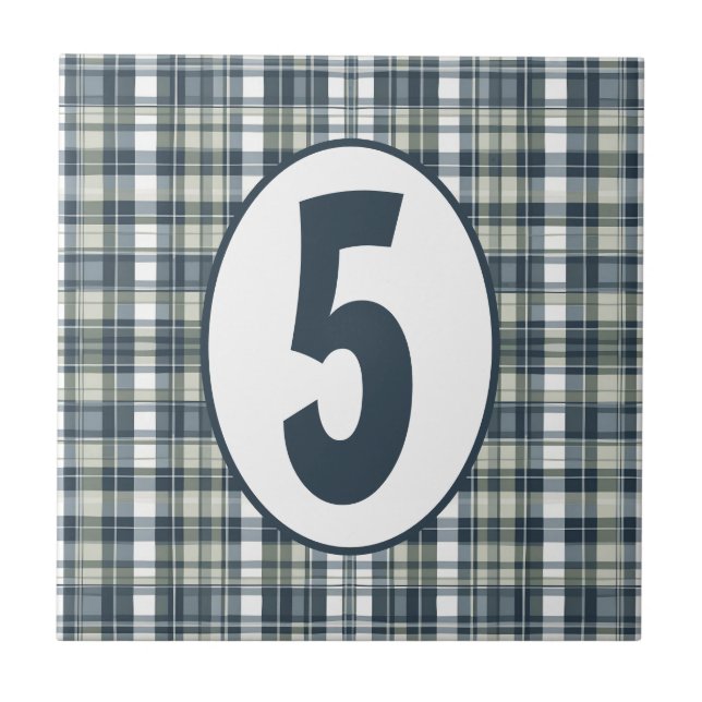 Denim Blue Sage Green e White Personalizável (Frente)