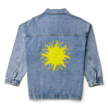 Denim jaqueta art sun