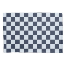 Denim rinse checkerboard pattern