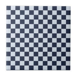 Denim rinse checkerboard pattern
