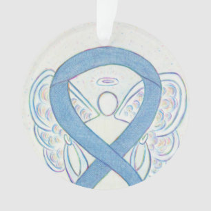 Denim Sensibilização Fita Ornamentos de Anjo