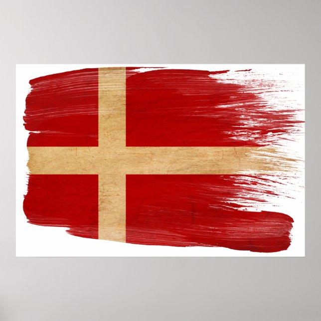 Denmark Flag Posters (Frente)