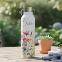 Denominação Personalizada Floral Colorida de Flor