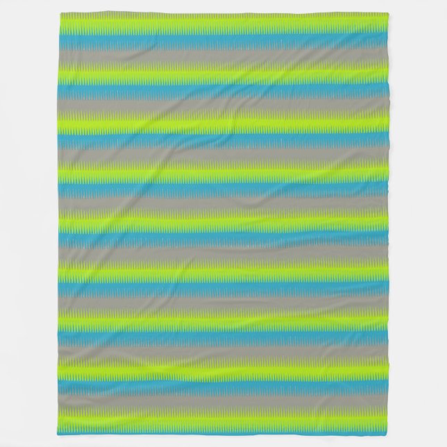 Dente de cão verde, cinza, cobertor de teia (Frente)