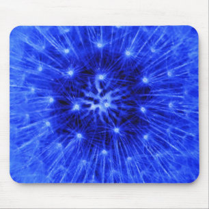 Dente-de-leão azul Mousepad