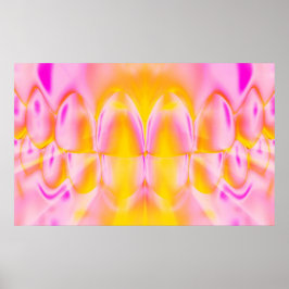 Dente Dentista Dentista Ortodontista Poster Rosa