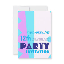 Dentes do Convite à Festa de aniversário de 12 Mon