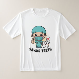 DENTISTA ENGRAÇADO: CAMISA SALVANDO DENTES