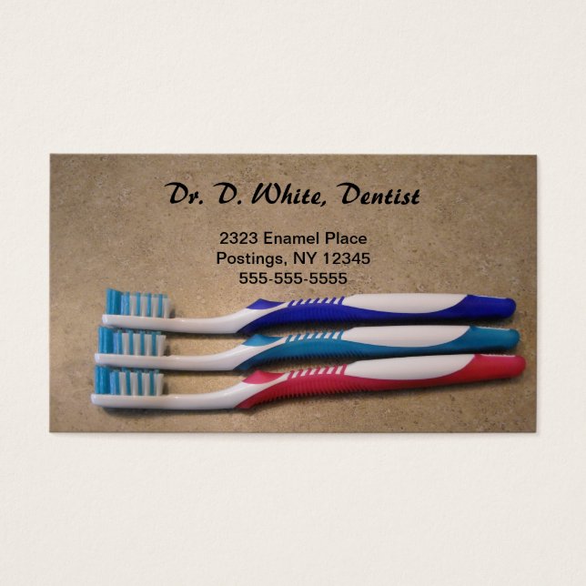 Dentista - Escovas de dentes (Frente)