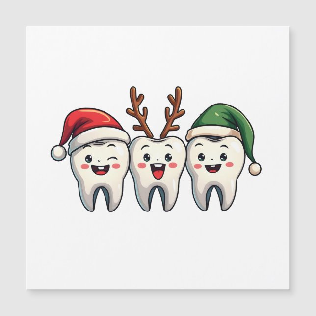 Dentista Fio Dental Natal Santa Árvore de Natal (Frente)