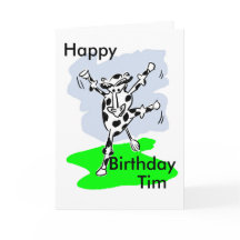 Dentro de mensagem de adição de cartão de aniversá