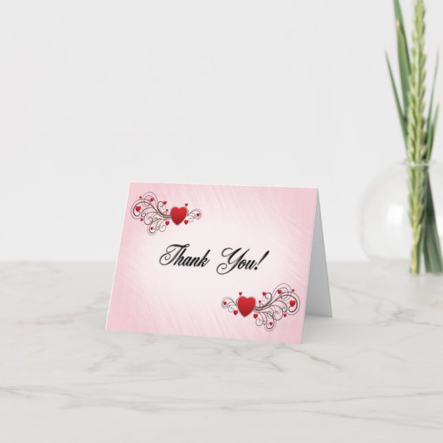 Dentro de Vazio de Cartões de agradecimentos de co (Frente)