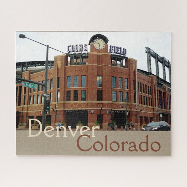 Denver, Colorado, Coors Field Jigsen Quebra-cabeça (Horizontal)