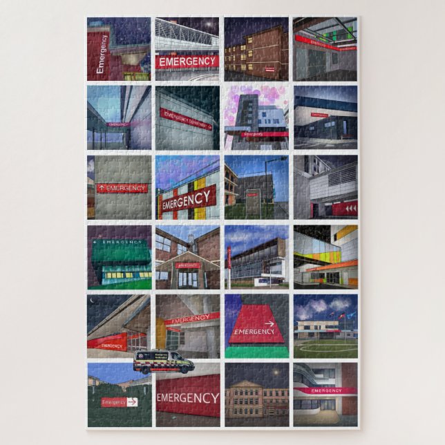 Departamento de Emergência Quebra-cabeça de Jigser (Vertical)