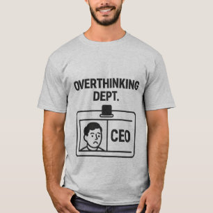 Departamento de Excesso de Pensamento – Camiseta M