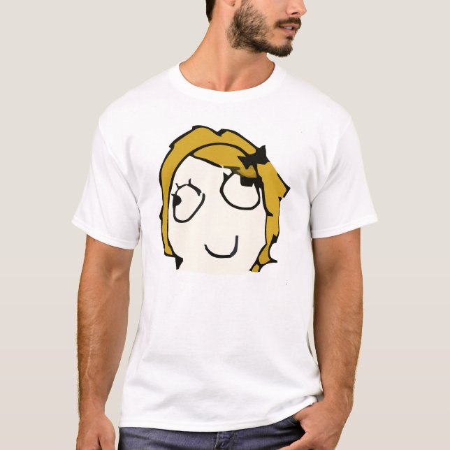 Depina com a camisa do meme do schlick (louro) (Frente)