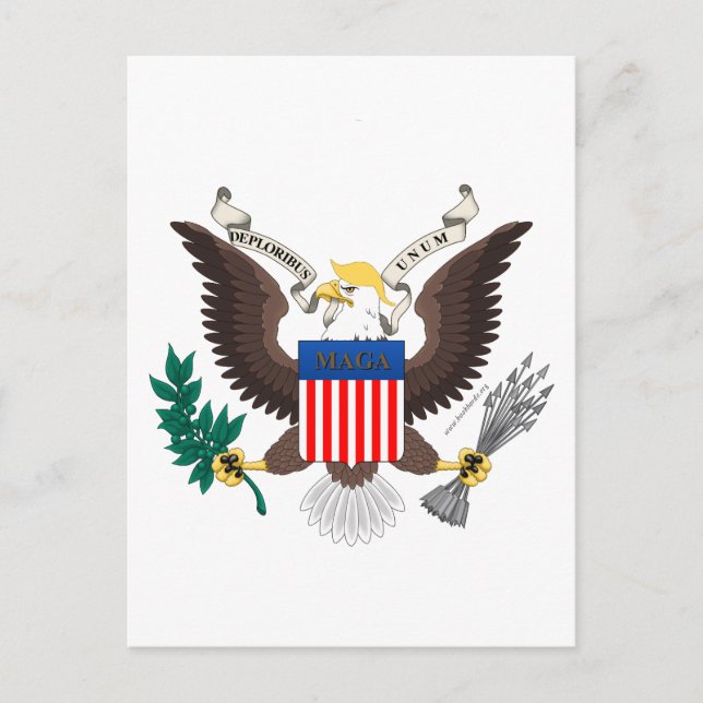 Deploribus Unum! Cartão Postal (Frente)