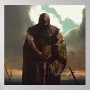 Depois da batalha - poster guerreiro