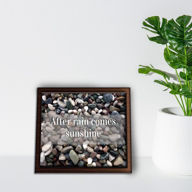 Depois da chuva vem o sol poster motivacional (Criador carregado)