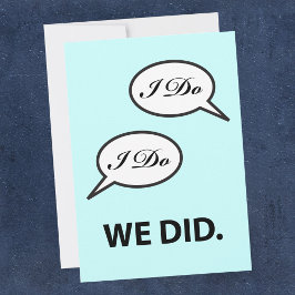 Depois Da Festa de casamento Eu Faço O Convite