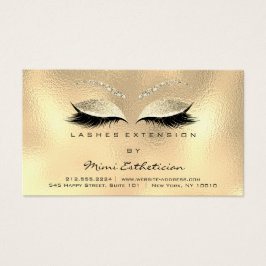 Depois das instruções, Lashes Champaigne Dourado