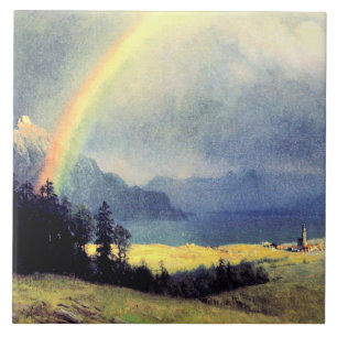 Depois do Chuveiro, pintura de Albert Bierstadt