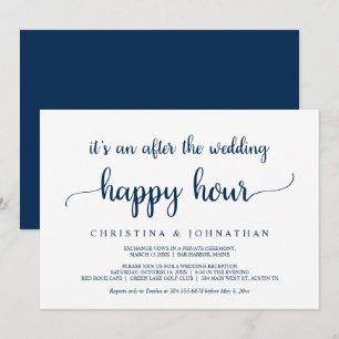 Depois do convite de Happy Hour de casamento, Elop