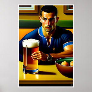 Depois Do Jogo - Impressão De Arte De Rugby