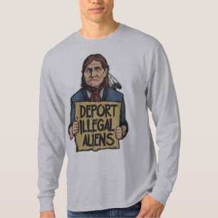 Deport a camisa dos imigrantes ilegais