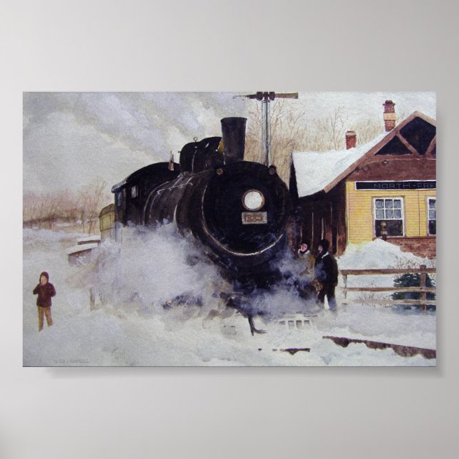 Depósito do trem da Liberdade do Norte - poster (Frente)