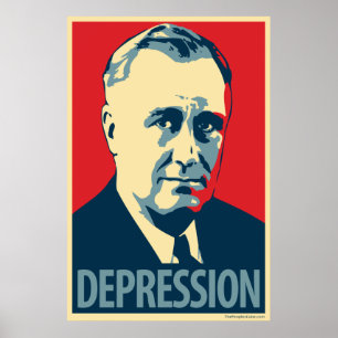 Depressão (FDR): Poster da paródia de Obama