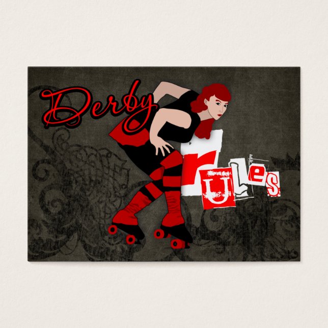 Derby Regras Mini Cartões de Nota (Frente)