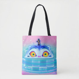 Derpy Tiger K Pop Tote Bag
