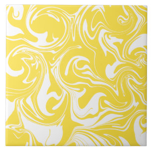 Derramar - Amarelo limão e branco