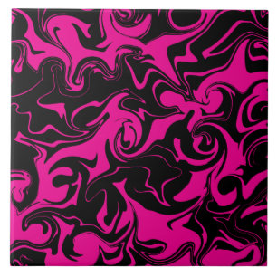 Derramar - Magenta e preto