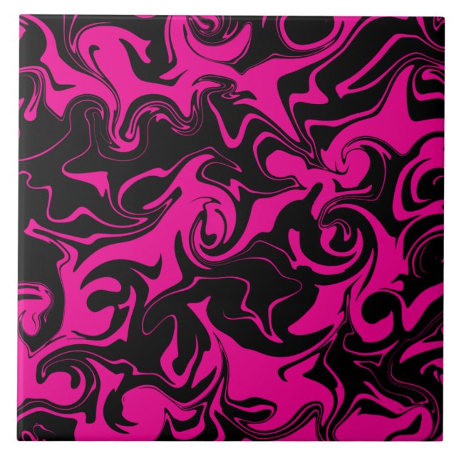 Derramar - Magenta e preto (Frente)