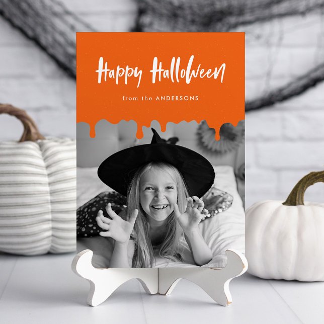 Derrame de Cartão com fotos de Dia das Bruxas de L (Criador carregado)