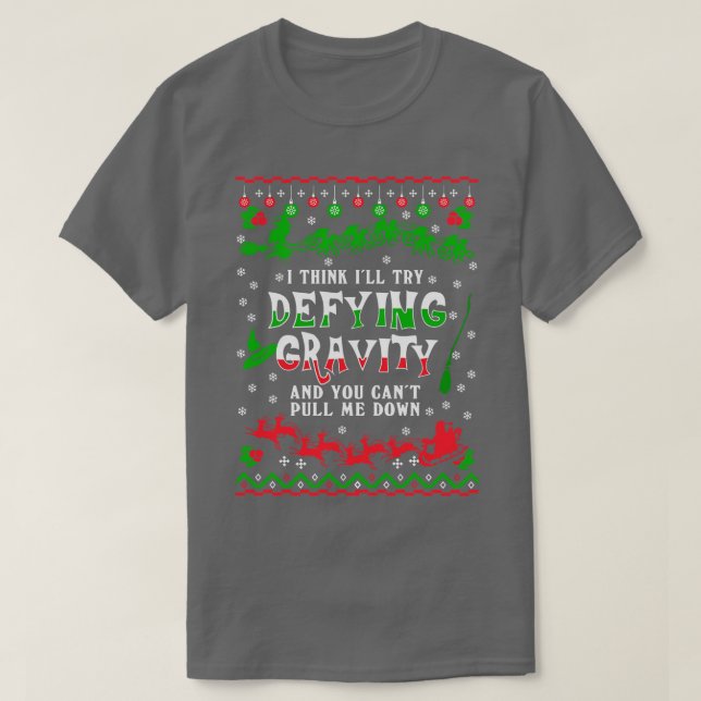 Derreter o Suéter de Natal da Gravidade (Frente do Design)