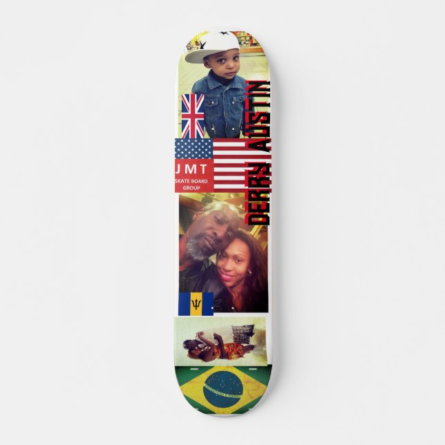 DERRY AUSTIN 7, 3/4", skateboard Deck (Frente)
