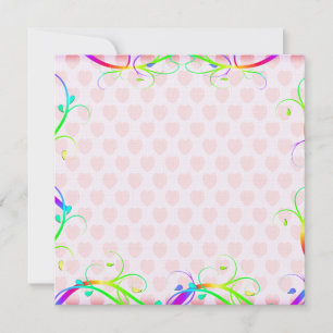 Desabrocha E Corações Rosa Extravagantes