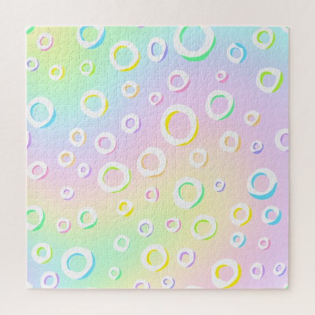 Desafiando Quebra-cabeça com Anéis de Pastel (Vertical)