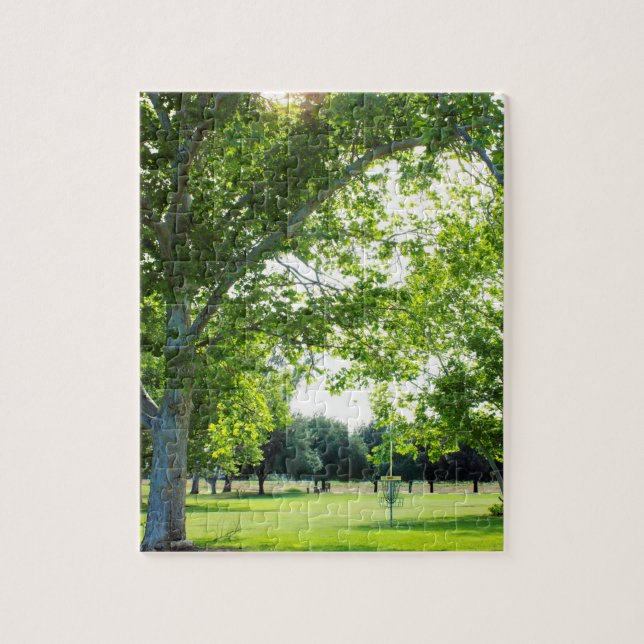 Desafiando Quebra-cabeça de Árvore Golf de Disco (Vertical)