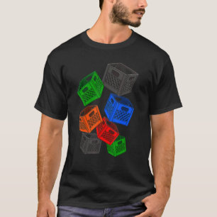 Desafio 3 da Camisetas de Crate Bloqueada do Leite