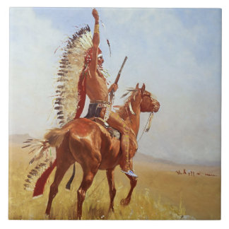 “Desafio” Arte Ocidental por Frederic Remington