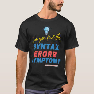 Desafio de Erro de Sintaxe COBOL Camiseta para Cod
