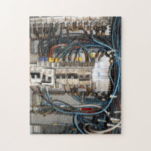 Desafio de Quebra-cabeça de cablagem industrial co