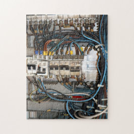 Desafio de Quebra-cabeça de cablagem industrial co