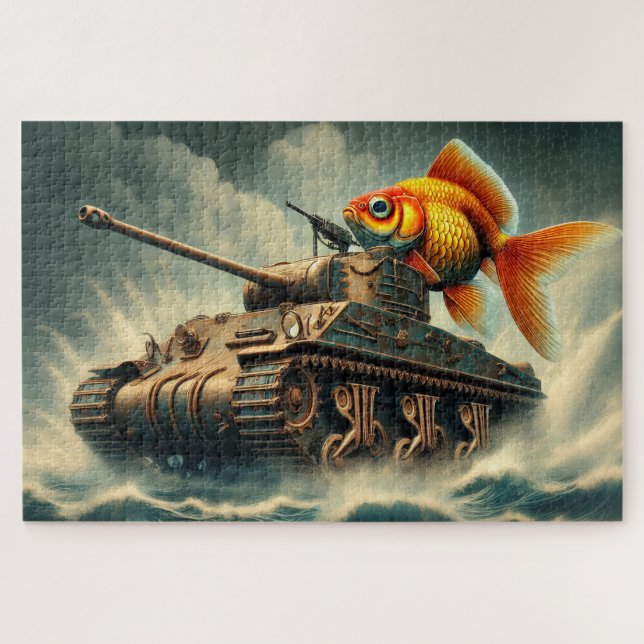 "Desafio Whimsical", Quebra-cabeça de Jigsen (Horizontal)