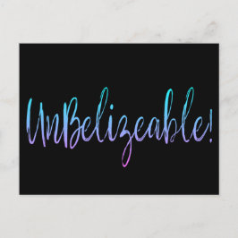 Desagradável! cartão postal