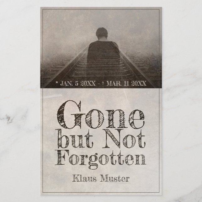 Desapareceu, mas não foi esquecido - Vintage (Frente)